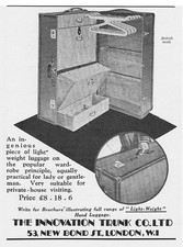 The Innovation Trunk Co Ltd - Vintage Werbung 1930 #2