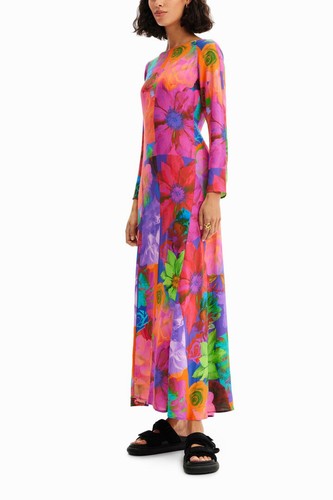 Desigual damen langes kleid - damen,