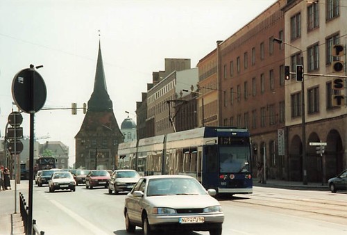 Foto tram rostock steintor - tram,