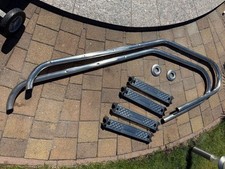 Edelstahl Poolleiter 4 Stufen Schwimmbad Leiter Einbauleiter Hochbeckenleiter V2