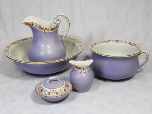 Vintage flieder rose keramik - flieder,