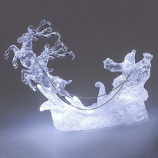 Rentier Santa auf Schlitten 24