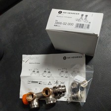 Heimeier Thermostat Ventilunterteil Multilux V Eclipse DN15 Eckform 386602000