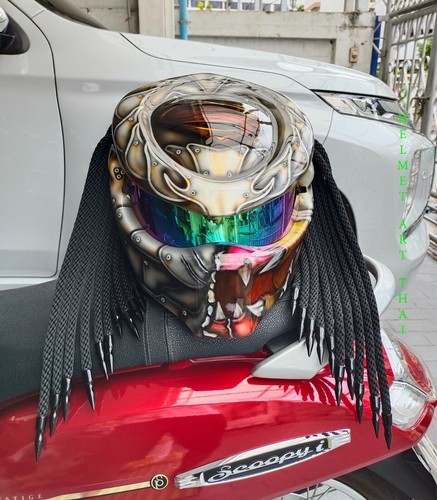 Custom predator motorradhelm - custom,