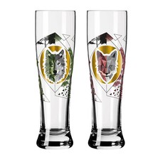 RITZENHOFF Weizenbierglas Weißbierglas BRAUCHZEIT #3 / #4 Set 2 Stück je 646 ml