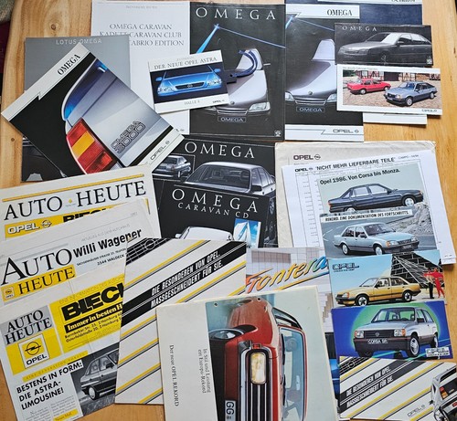 23x opel prospekte - opel,