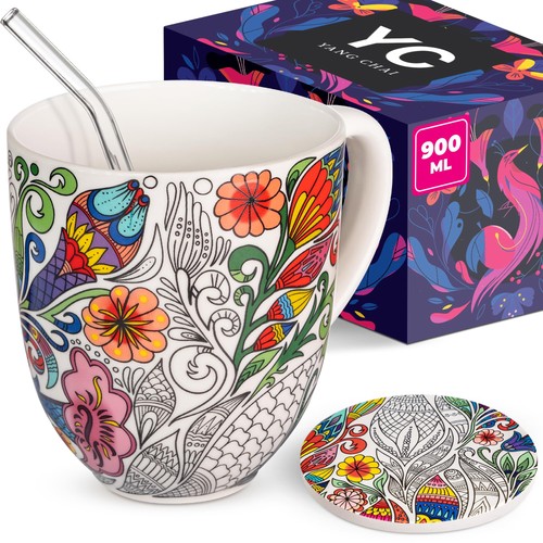 Jumbotasse 900ml große tasse - jumbotasse,