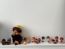 Sammlung Sekuguchi Monchichi Figuren, Anhänger, 70er Jahre