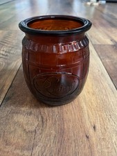 Rumtopf braunes Glas DDR 1