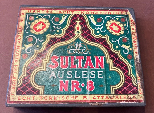 Alte blech dose zigaretten - alte,