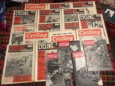 📕15 x Oldtimer Rad & Moped + 4 x sportlicher Radfahrer - 1963/64 Bügelpresse