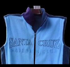 NEU * XL * SANTA CRUZ *Herren Fleece Weste flauschig warm*Blau Marine  Aubergine