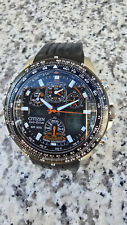 CITIZEN PROMASTER ECO- DRIVE SKYHAWK (FUNKUHR) + neuem Edelstahlarmband