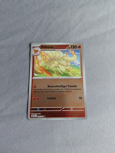 Pokémon karte vulnona - pokémon,