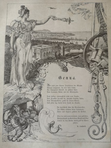 1880 druck italien genua - rk,