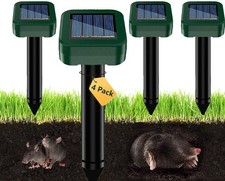Solar Maulwurfabwehr 4er Set
