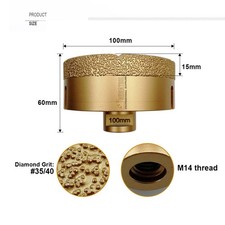 100mm M14 Tile Drill Bits Tile