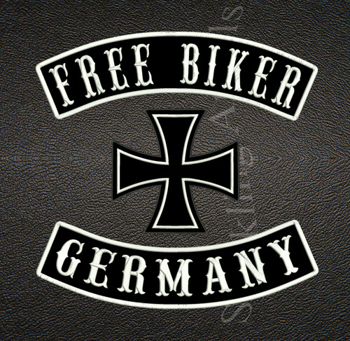 Free biker rückenaufnäher - biker,