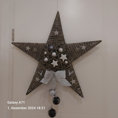 Weihnachtskranz kranz stern - kranz,