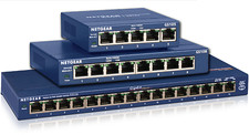 NETGEAR ProSAFE Gigabit Switch 5 / 8 / 16 Ports 1 GBit/s Metallgehäuse leise