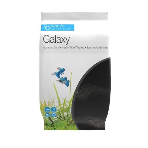 Aqua natural galaxy sand 10lb - aqua,