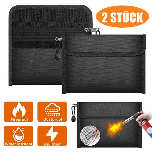 Feuerfeste dokumententasche - 2x,