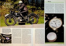 Oldtimer Praxis 2055) BMW R 42 mit 12PS in einer seltenen Vorstellung auf 5 Seit