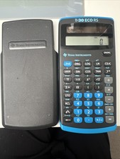 Texas Instruments TI-30 Eco RS Taschenrechner, Schwarz