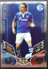 Topps Match Attax Christian Fuchs Nr. 277 Abwehr  FC Schalke 04, Gebraucht 