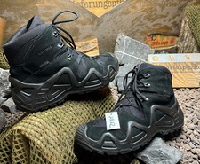 Orig. NL Armee Lowa Zephyr GTX MID TF Einsatzschuhe Leder schwarz Gr. 47 #1812
