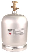 Aluminium Gasflasche 2kg leer selbst befüllbar Propan od. Butan / Boot + Caravan