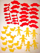 Rechnen alte Grundschule Lehrmittel Tuchtafel 500 Teile großes Konvolut