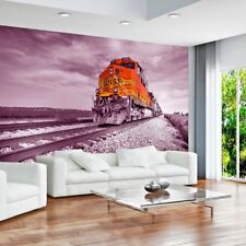 Zug Eisenbahn Schnee Lok Himmel Tapete Wandbilder Foto Schlafzimmer Kinder Poster