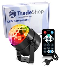 DJ Party Licht Disco Lampe Remote Control LED Drehbar Musiksteuerung