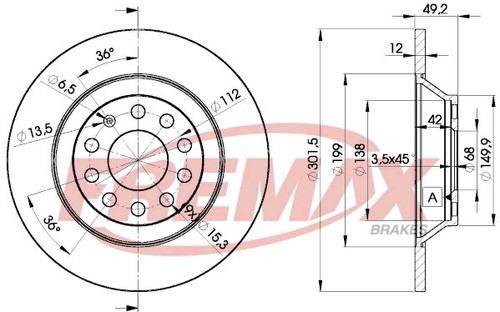 Bremsscheiben für audi - bremsscheiben,