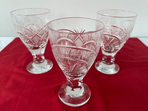 Pokal glas wein - 3x, true