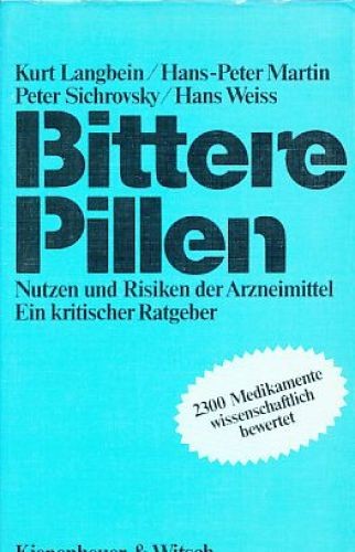 Bittere pillen nutzen und - pillen.,