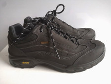 Herren Wander Outdoor Schuhe GRISPORT GTX Gr 43 grau Nubuk Leder VIbram Sohle