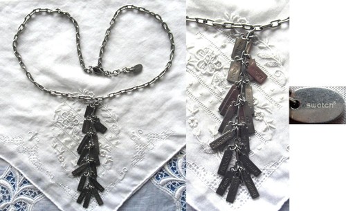 Silbernes collier mobile - silbernes,