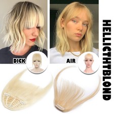 Echthaar Pony Bang Clip In