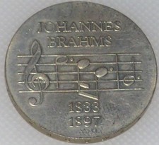 DDR 5 Mark 1972 Johannes Brahms