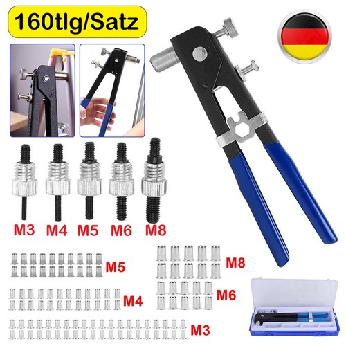 160tlg nietmutternzange - 160tlg.,