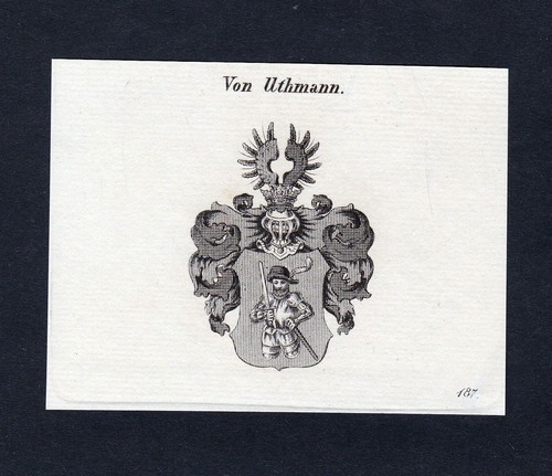 1820 uthmann wappen adel - adel, coat