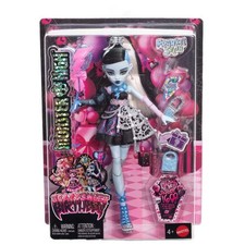 Monster High Scary Sweet Birthday Frankie Stein-Puppe im Partykleid mit Ballo...