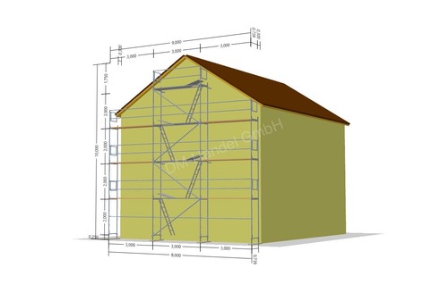 Neu baugerüst 10x9m - neu,