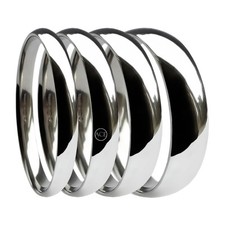 18ct Weiß Gold Hochzeit Ringe