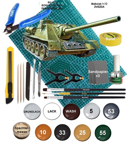 Model sowjetischer jagdpanzer - sowjetischer,