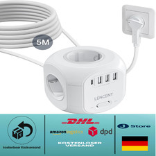 Flachstecker 8-in-1 Cube | 5M