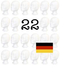 22x Styroporkopf Perückenkopf
