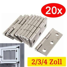20 Stk Scharniere Edelstahl-Scharniere Tür Möbel Scharnier Schaniere Schanier.